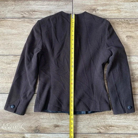 Louis Féraud Military Blazer Lined Jacket size 6 - Picture 6 of 10